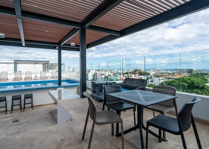 2Br Condo - Ipana D-107 Pools, Gym & Terrace Playa del Carmen